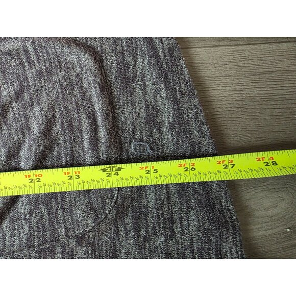 Gray Logo Lori Goldstein Womens V-Neck Tunic Top With Pockets Size M - Picture 6 of 7